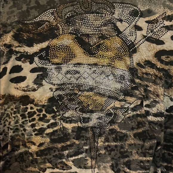 Animal Print Long Sleeve Top - Picture 3 of 3